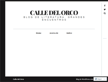 Tablet Screenshot of calledelorco.com